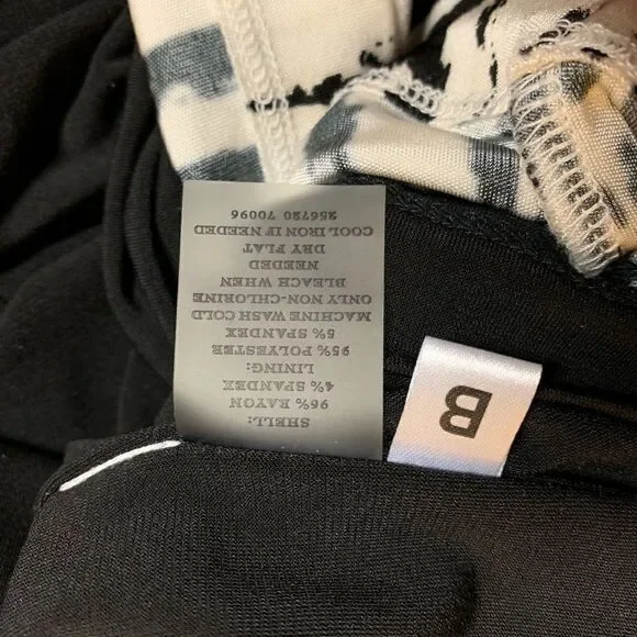 Ann Taylor black &white halter dress - Picture 4 of 8